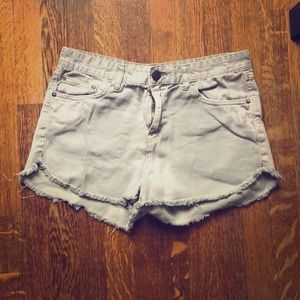 Free People high waisted shorts